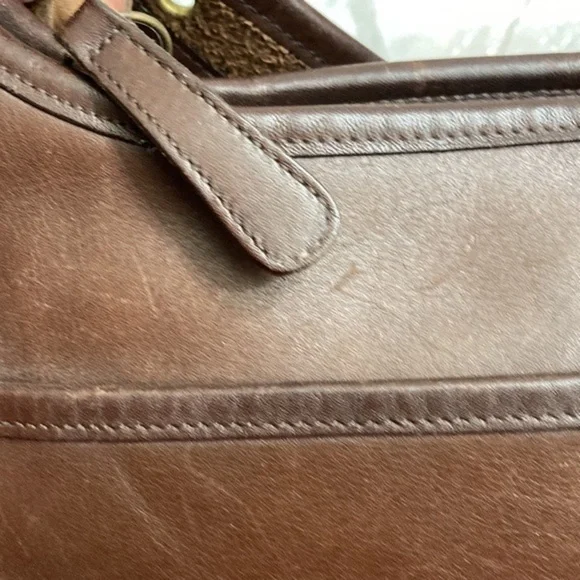 Coach vintage brown leather legacy bag 9966